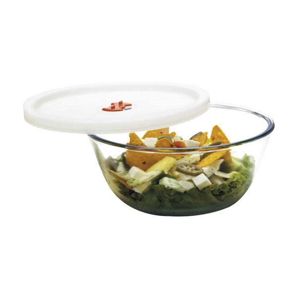 Mixing Bowl 1500 ml. (Borosilicate Glass with Lid)