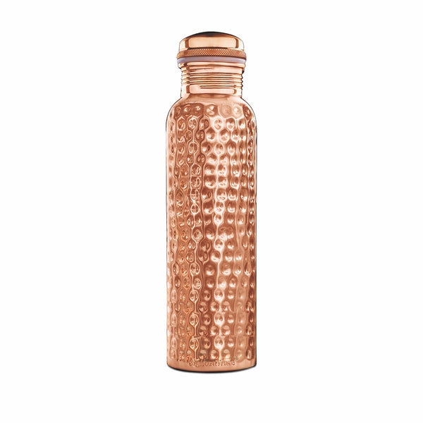 Copper Bottle Hammered 600 ml