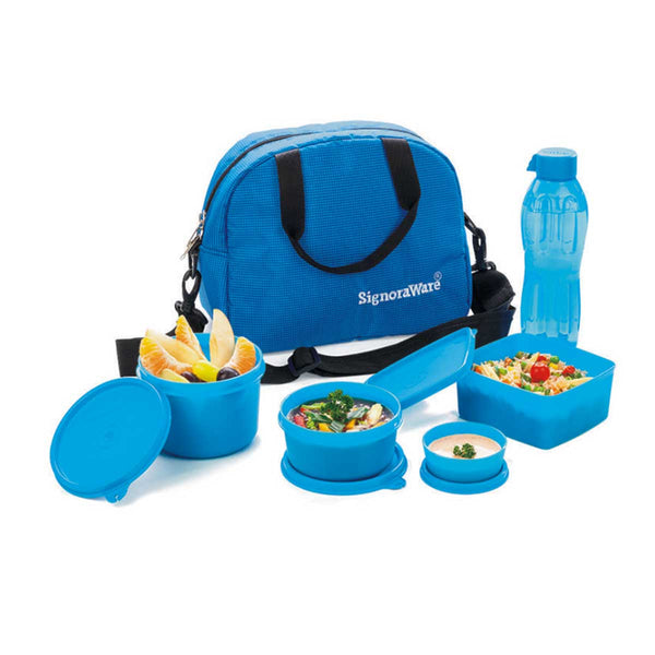 Sling Lunch Box with BLUE bag
