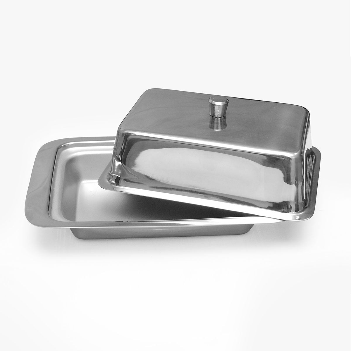 Metal butter dish sale