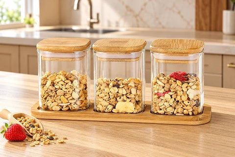 Borosilicate Glass Storage Containers & Jars