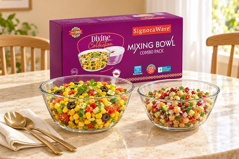 Borosilicate Glass Mixing & Serving Bowls