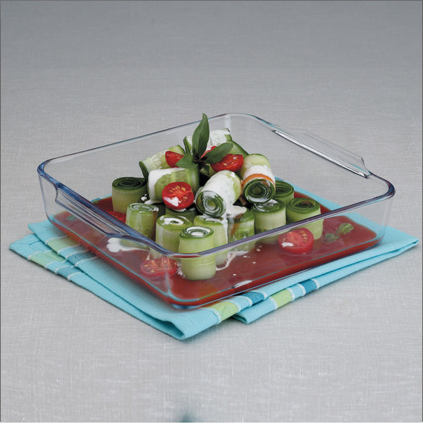 Square Dish 1800 ml. | Borosilicate Baking Dish |