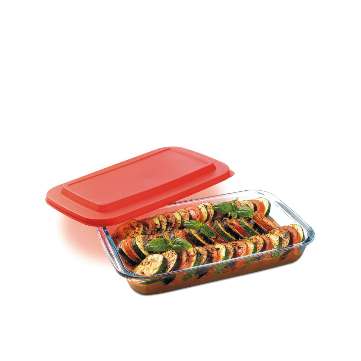 Glass Cookware Rectangular Rectangle dish with lid 1600 ml. | Borosilicate Glass | Bakeware ...