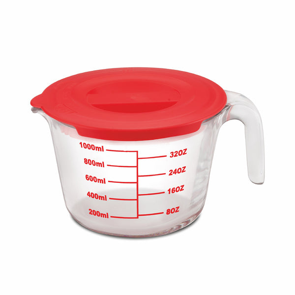 Borosilicate Measuring Cup 1000 ml with Lid