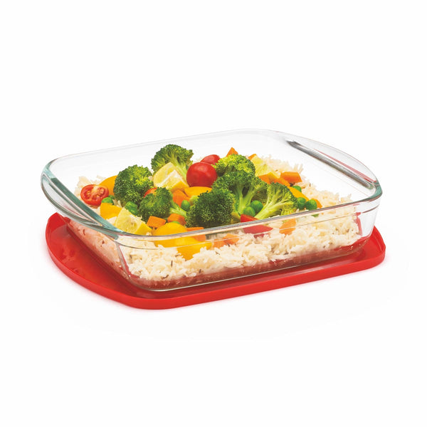 Bake 'N' Serve Square Dish 1600 ml with Lid