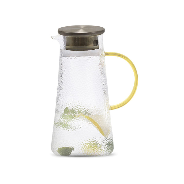 Paris Love Glass Jug 1200 ml with Steel Lid