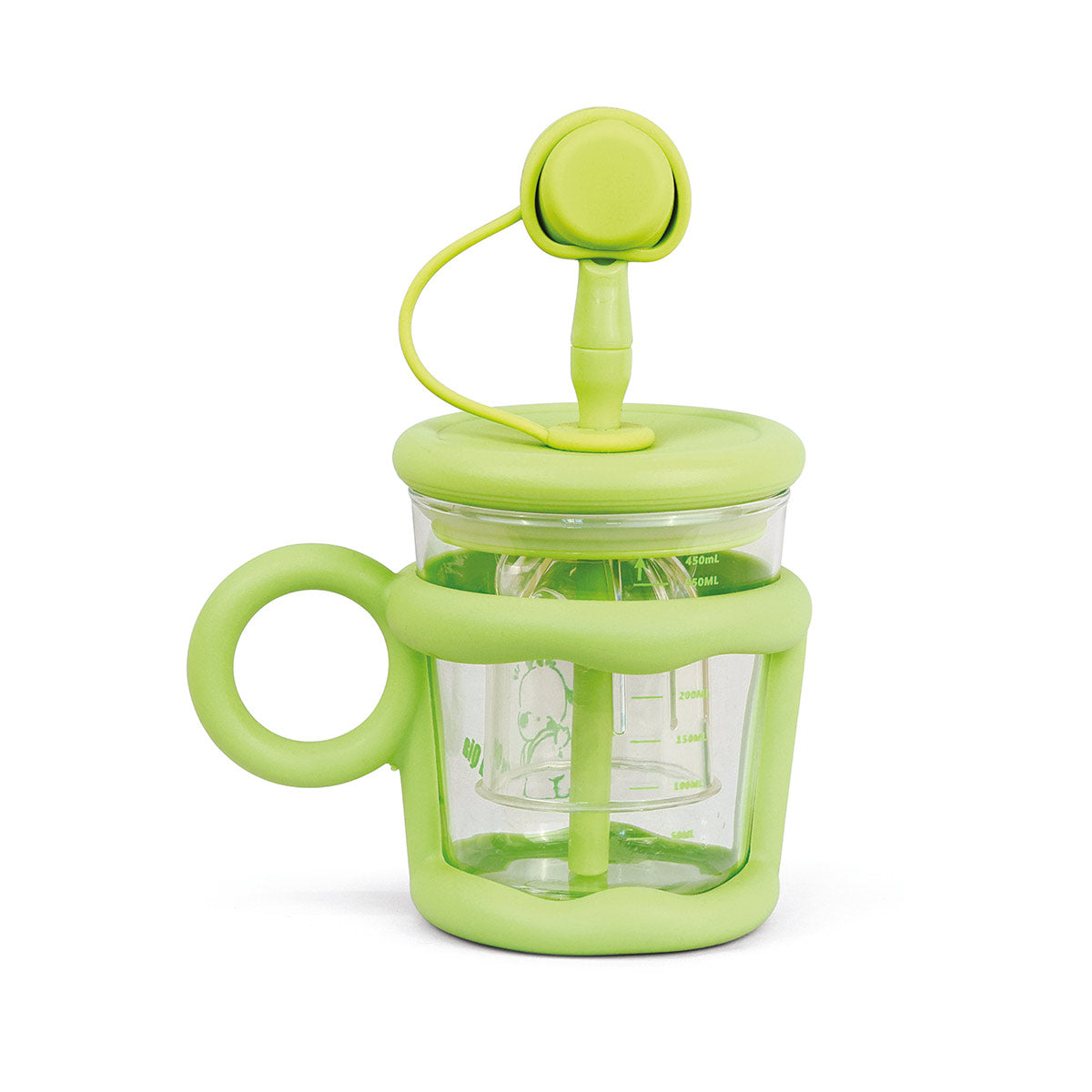 Patton Kids Glass Water Bottle 450 ml | Borosilicate Glass