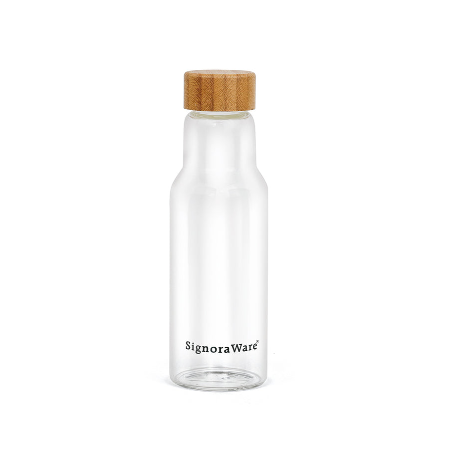 Wildflower Borosilicate Glass Bottle 500ml