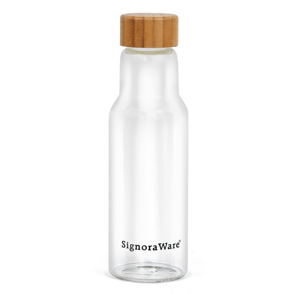 Wildflower Borosilicate Glass Bottle 1000ml