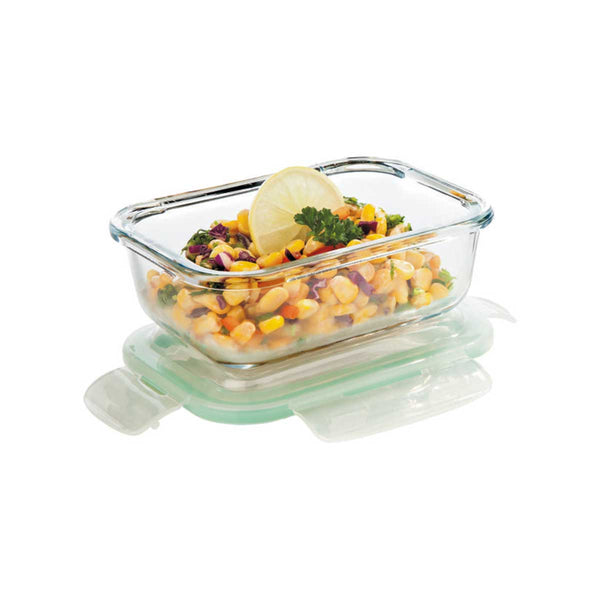 Signoraware Lock `N` Store Glass Container Rectangular 150ml