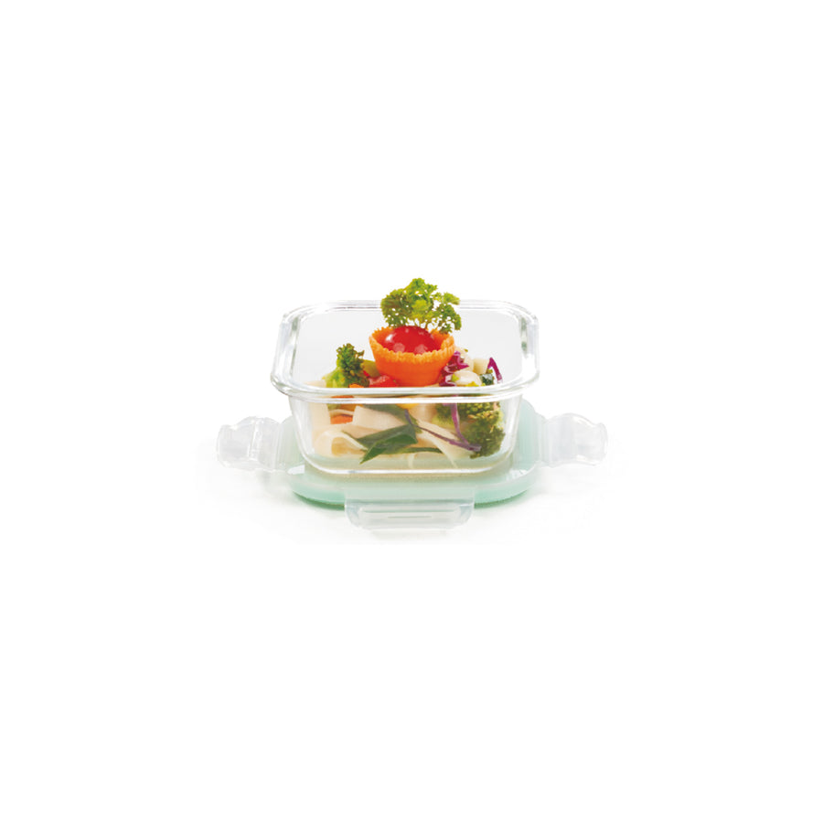 Signoraware Lock `N` Store Glass Container Square 320 ml.