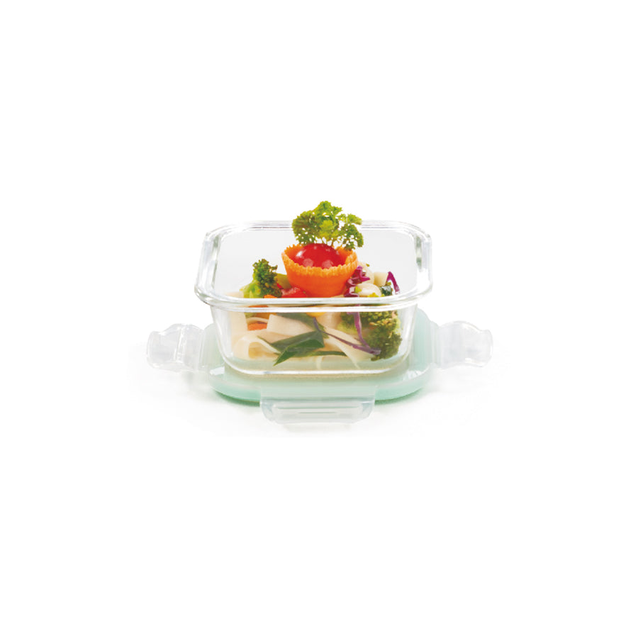 Signoraware Lock `N` Store Glass Container Square 520 ml.