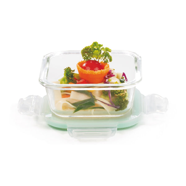 Signoraware Lock `N` Store Glass Container Square 2200 ml.