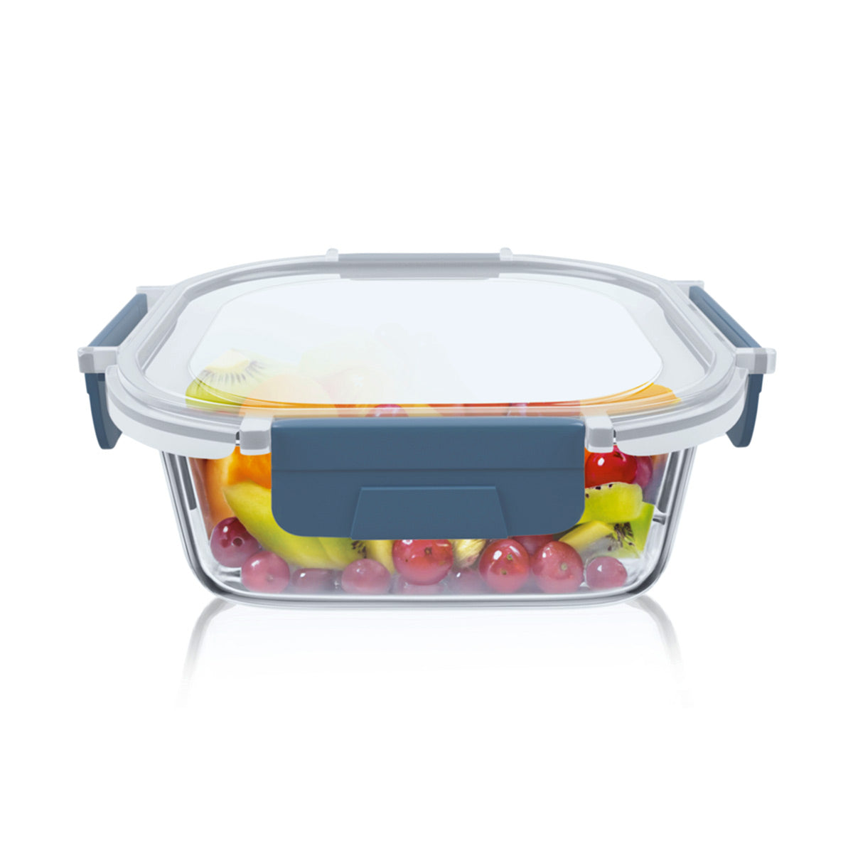 Shut N Seal Glass Square Container 520ml