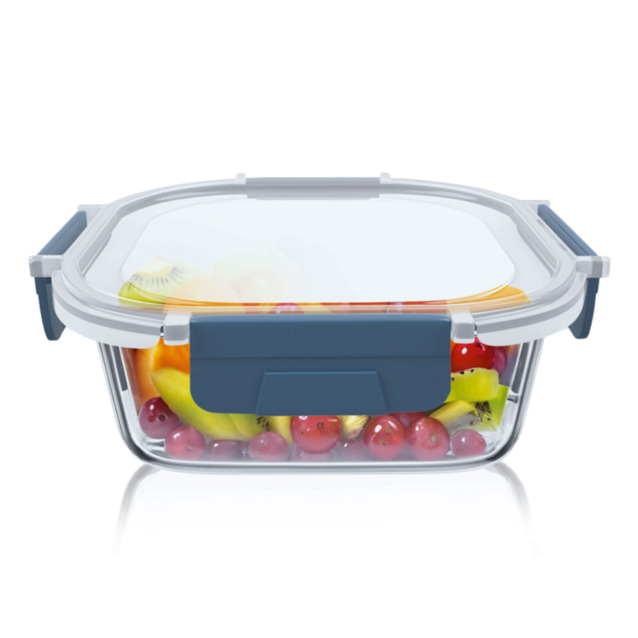 Shut N Seal Glass Square Container 800ml