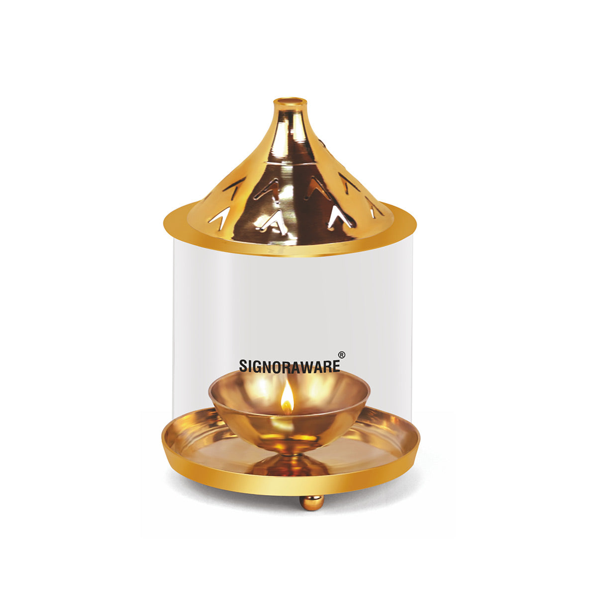 Regular Diya Medium Brass – Signoraware