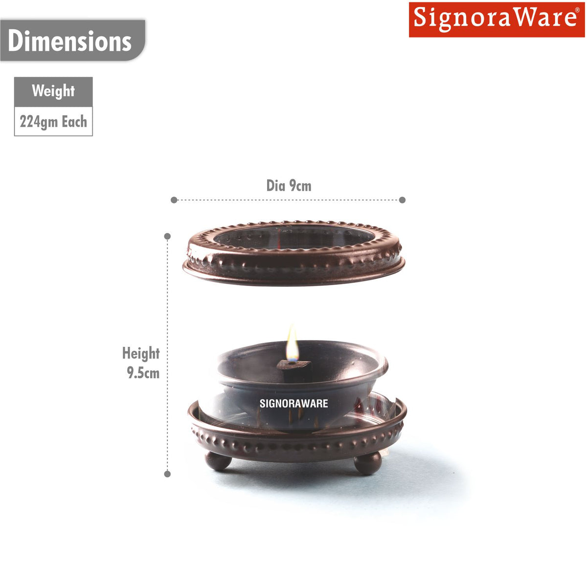 Lume Decor Diya (Set/2)