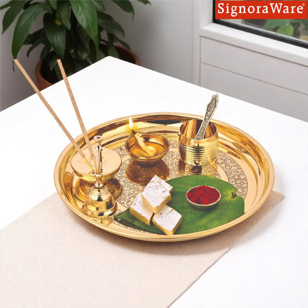 New Shubh Mangal Pooja Thali (7 Pieces)