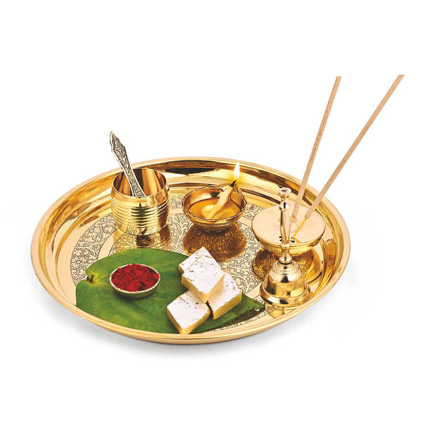 New Shubh Mangal Pooja Thali (7 Pieces)