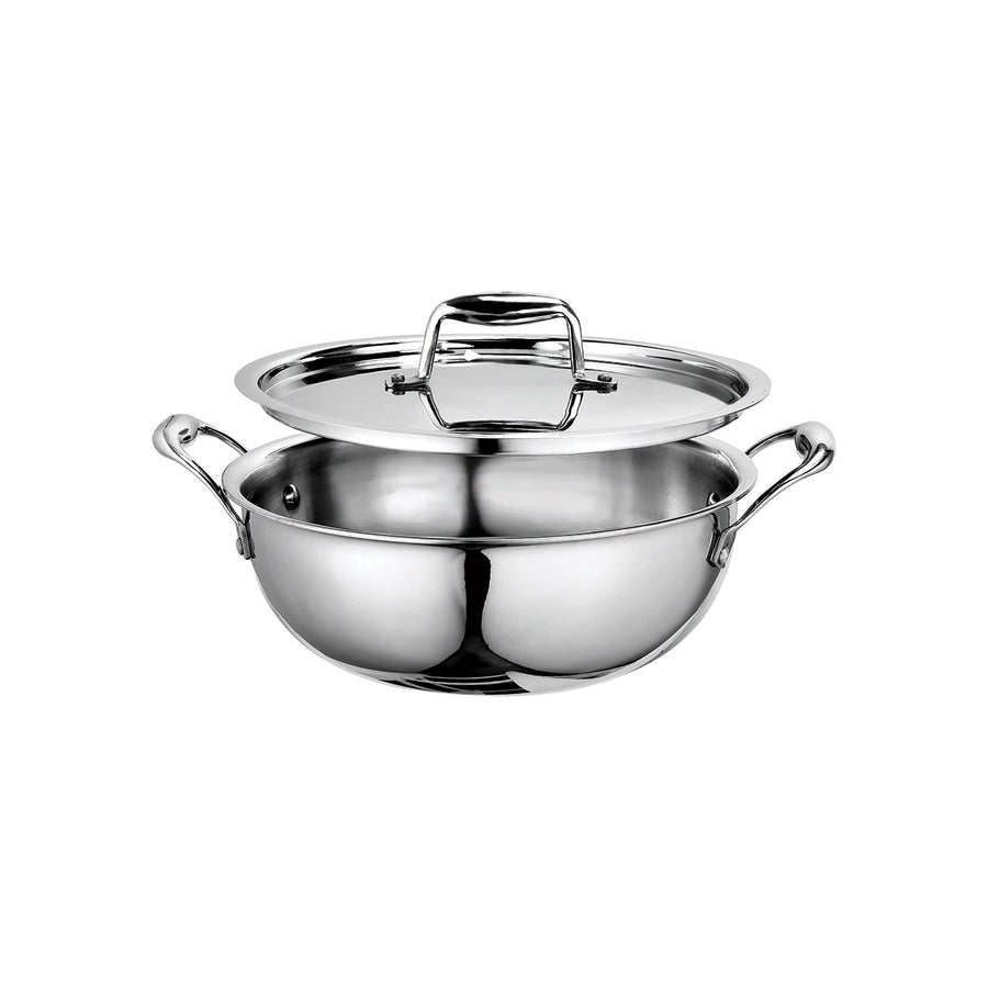 Artista Tri-Ply Kadhai 22 cm. / 2750ml. with Lid