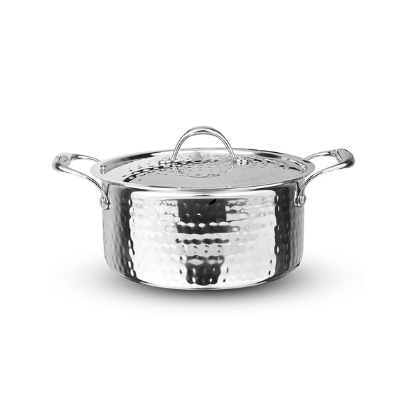 Artista Triply Stewpot (Hammered) with Lid 20cm