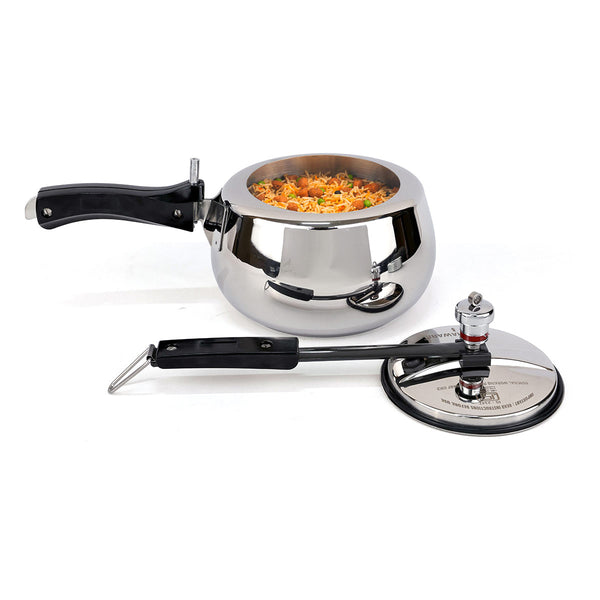 All Rounder Pressure Cooker Stainless Steel (Sandwich Bottom) 3 Litre | Induction safe