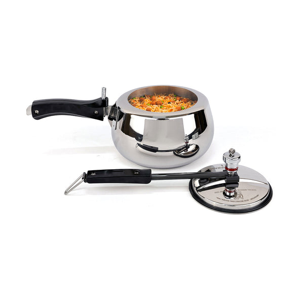All Rounder Pressure Cooker Stainless Steel (Sandwich Bottom) 2 Litre | Induction safe