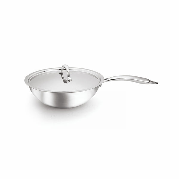 Artista Tri-Ply Wokpan with Lid 22cm 2200ml