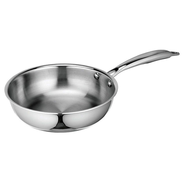 Artista Tri-Ply Frypan with Steel Lid (Induction and Gas compatible) 24cm 2600ml