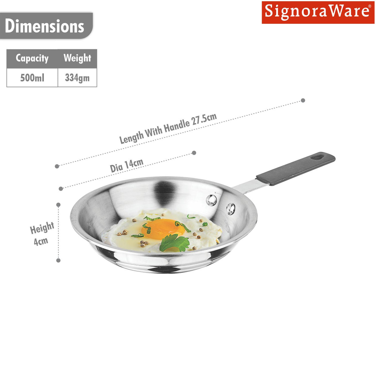 Artista Tri-Ply Mini Fryapn 12.5cm (500ml)