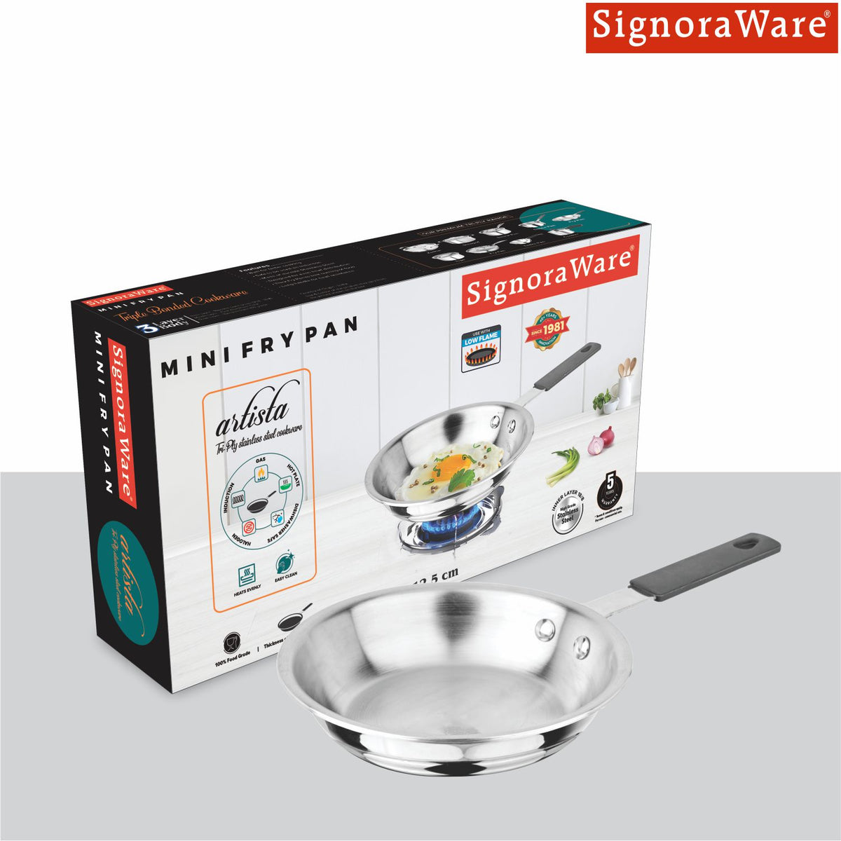 Artista Tri-Ply Mini Fryapn 14cm (520ml)