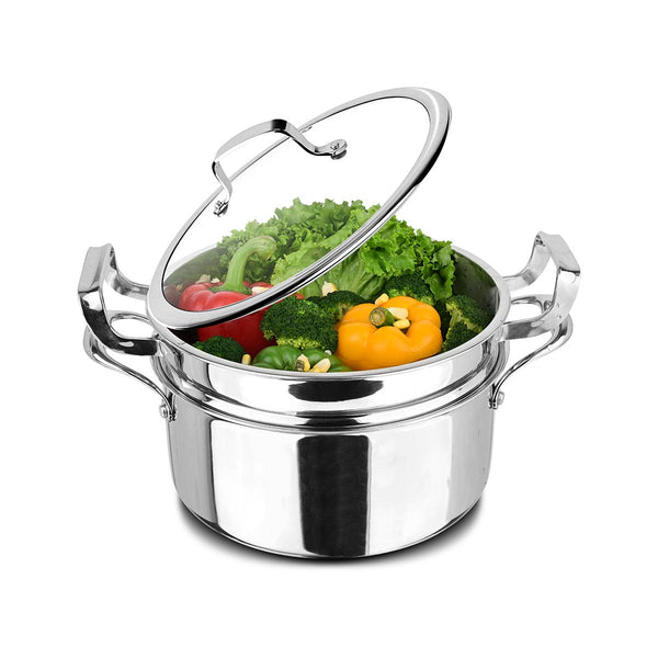 Artista Triply 2 in 1 Steamer & Stewpot (2 tier) 24cm