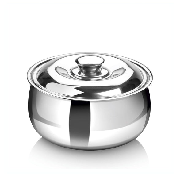 Hot Delight Casserole (2100ml) - Double Wall Stainless Steel Insulated casserole - Keep Food Hot for longer time