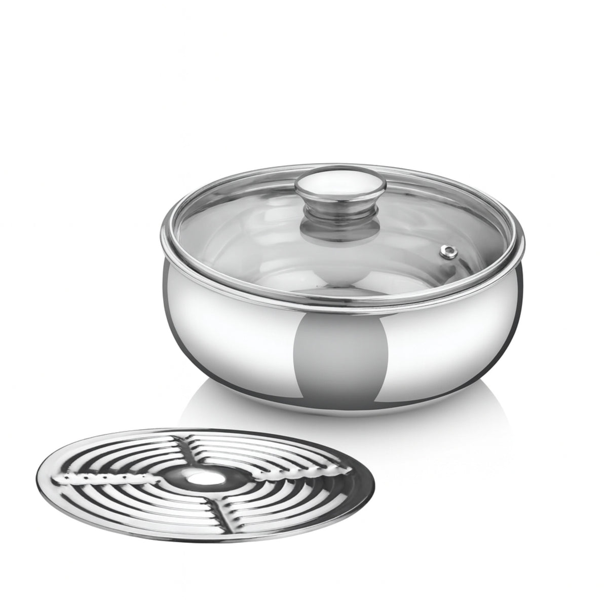 Roti Server with Glass Lid 1000ml
