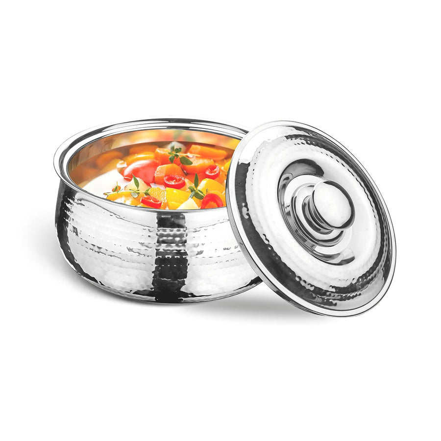 Hot Delight Casserole Hammered 1500ml | Keep Food Hot for longer time