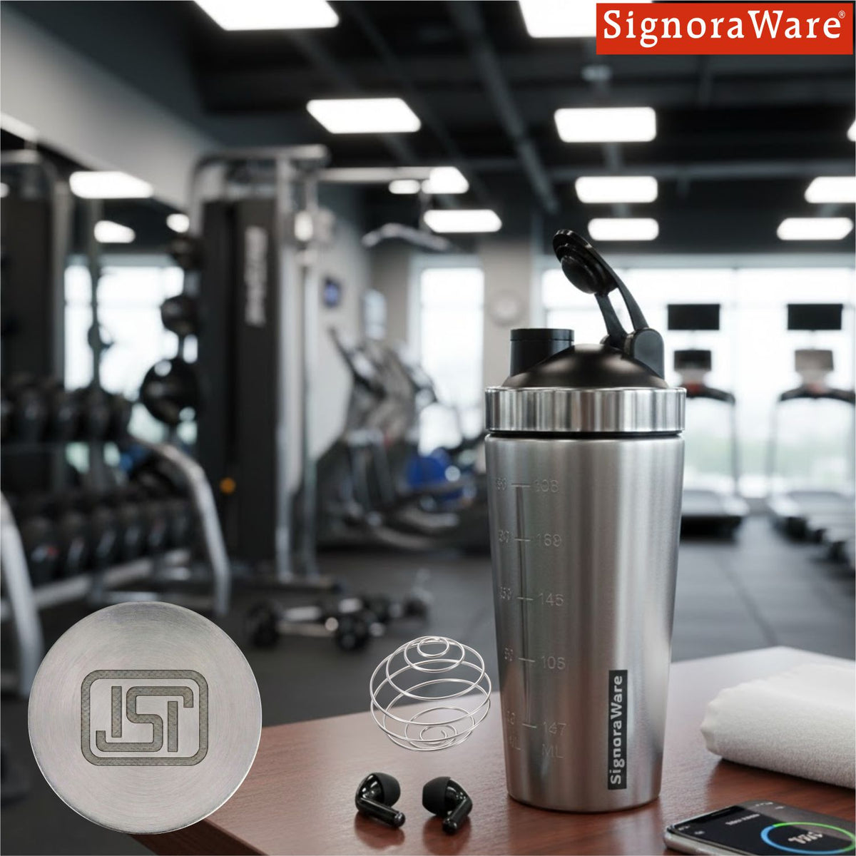 Charger Shaker Steel 750 ml