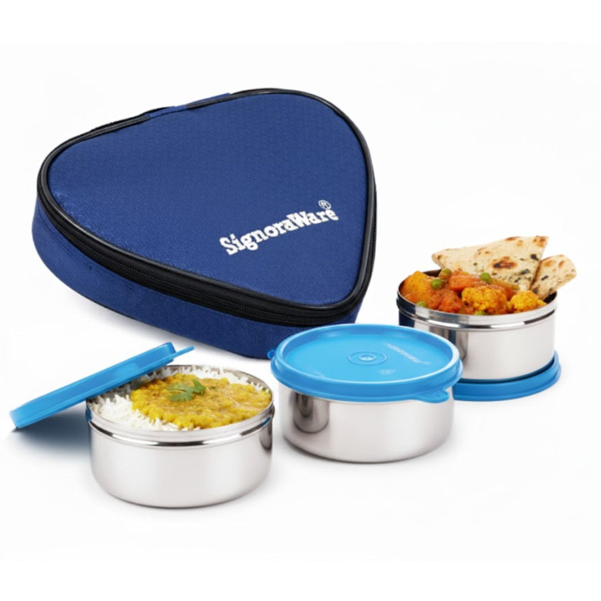 Sleek Steel Lunch Box