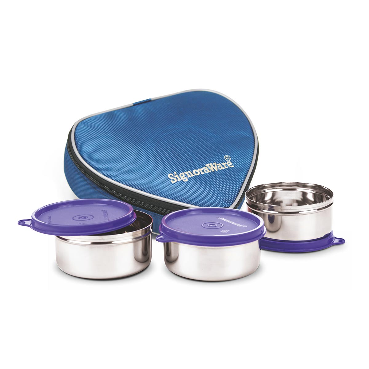 Sleek Steel Lunch Box