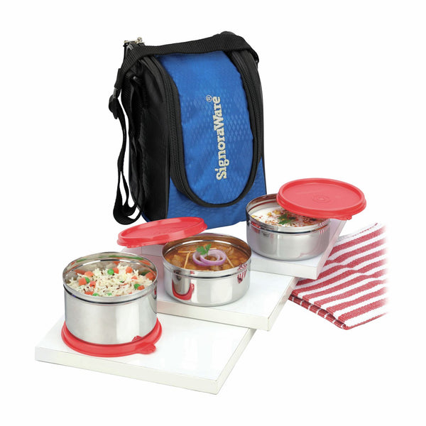 Executive Hot Steel Medium Lunch Box