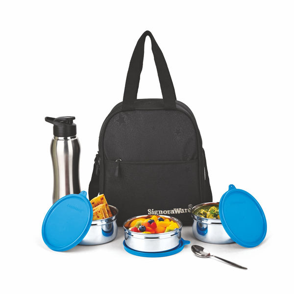 Fusion Big Steel Lunch Box with Sipper