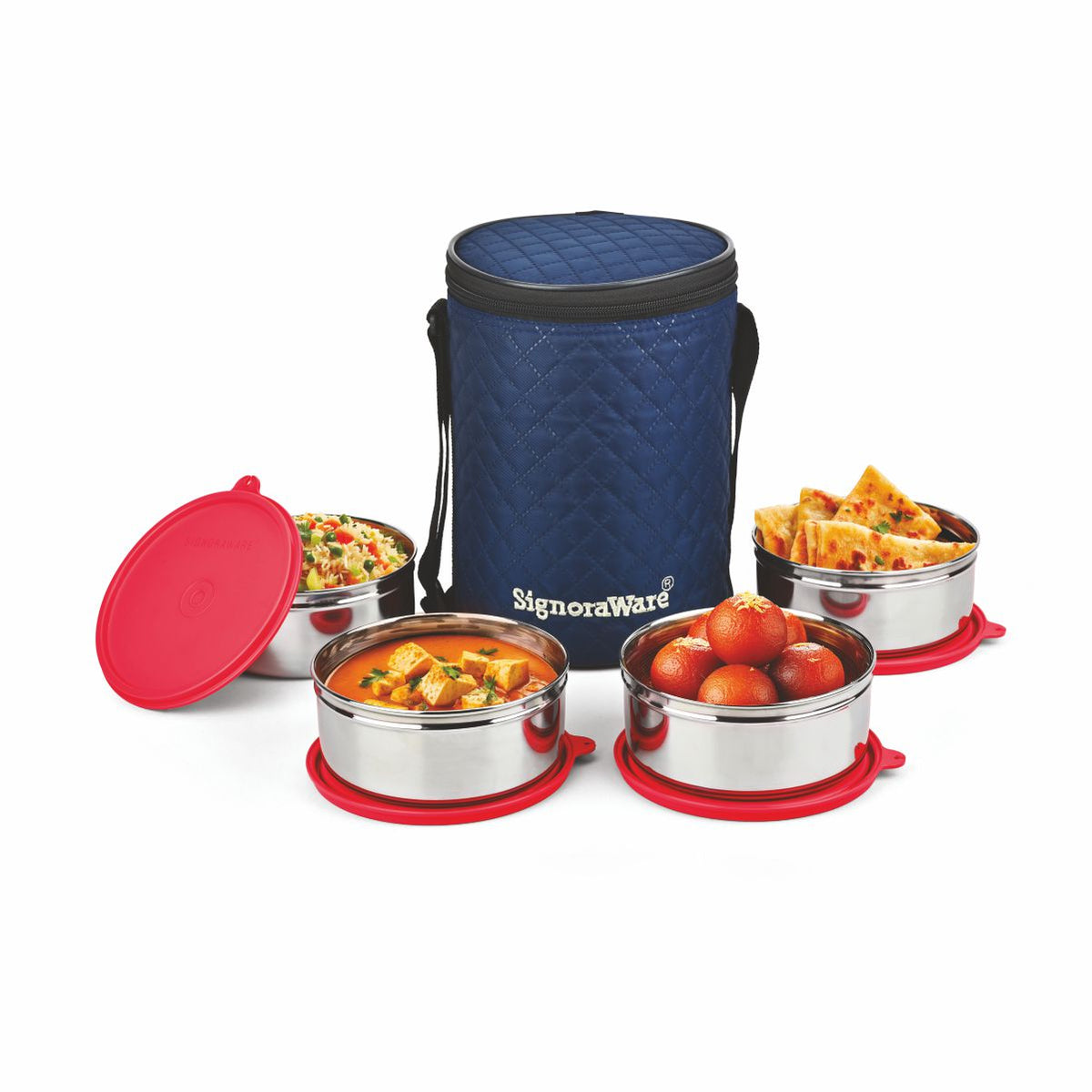 Big Meal Steel Lunch Box (4 Container)