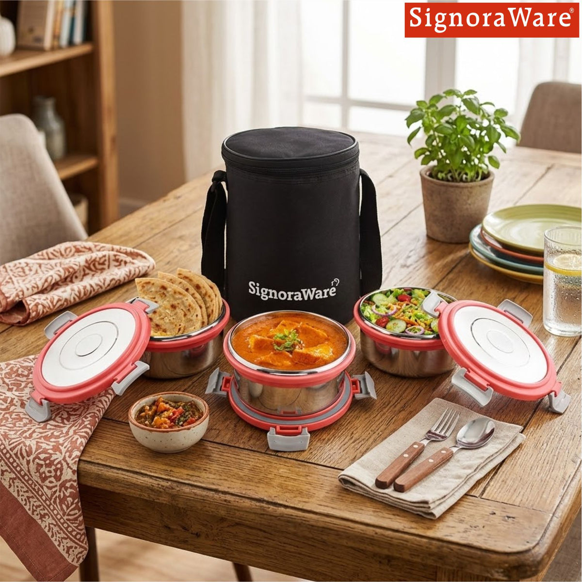 Meal Mate Stainless Steel Lunch Box Big