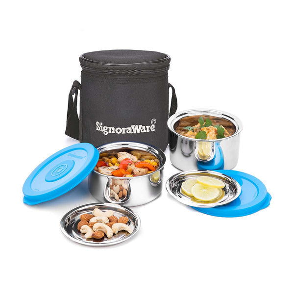 Executive Twin Wall Small Steel Lunch Box