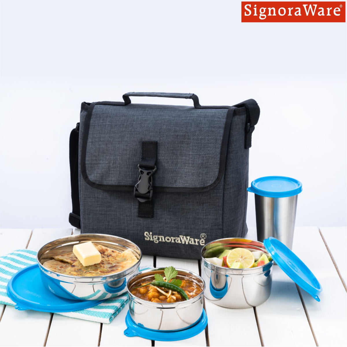 Tote Bag steel Lunch Box