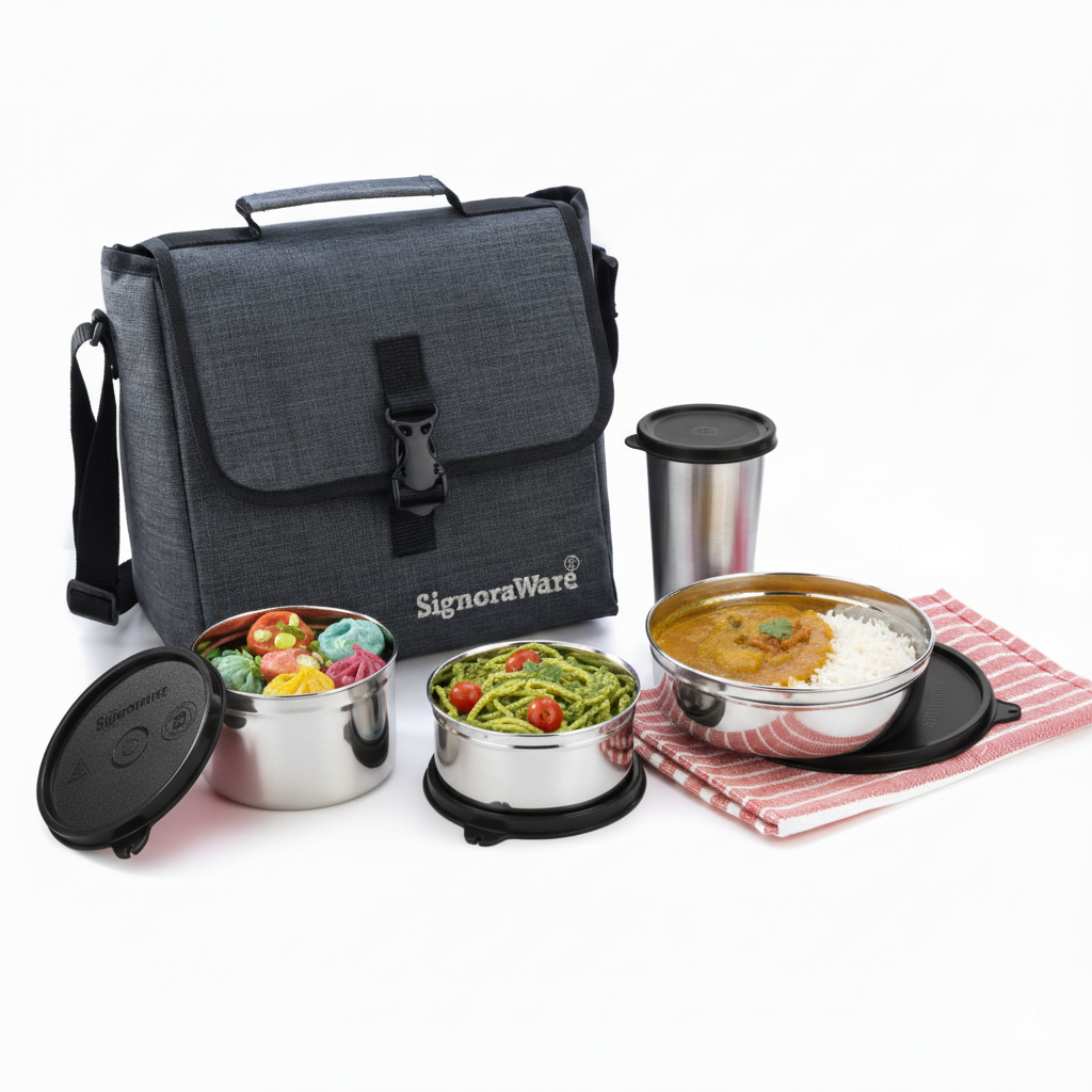 Tote Bag steel Lunch Box