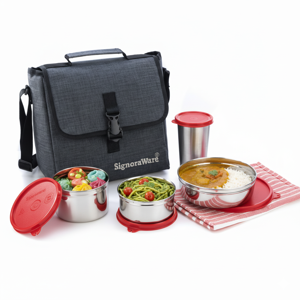 Tote Bag steel Lunch Box