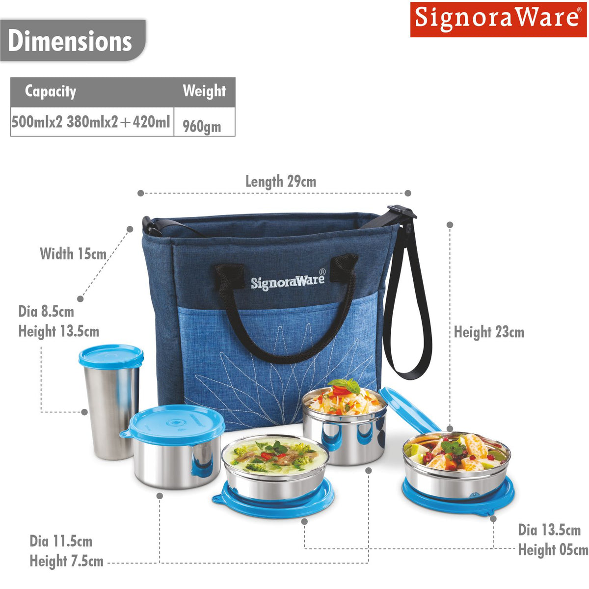 Office Lunch Box with Tumbler