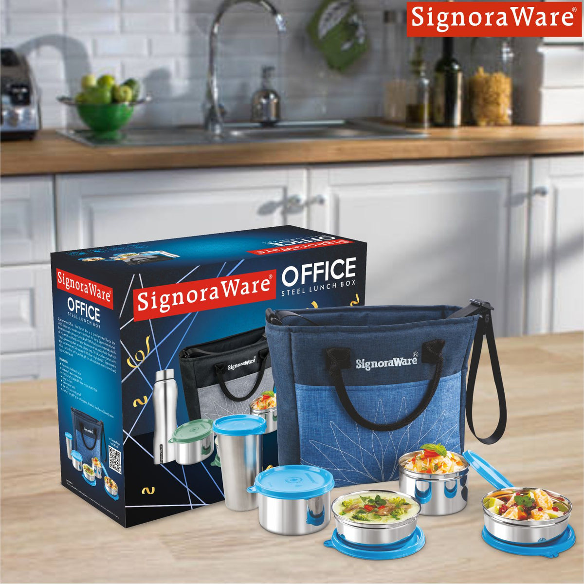 Office Lunch Box with Tumbler