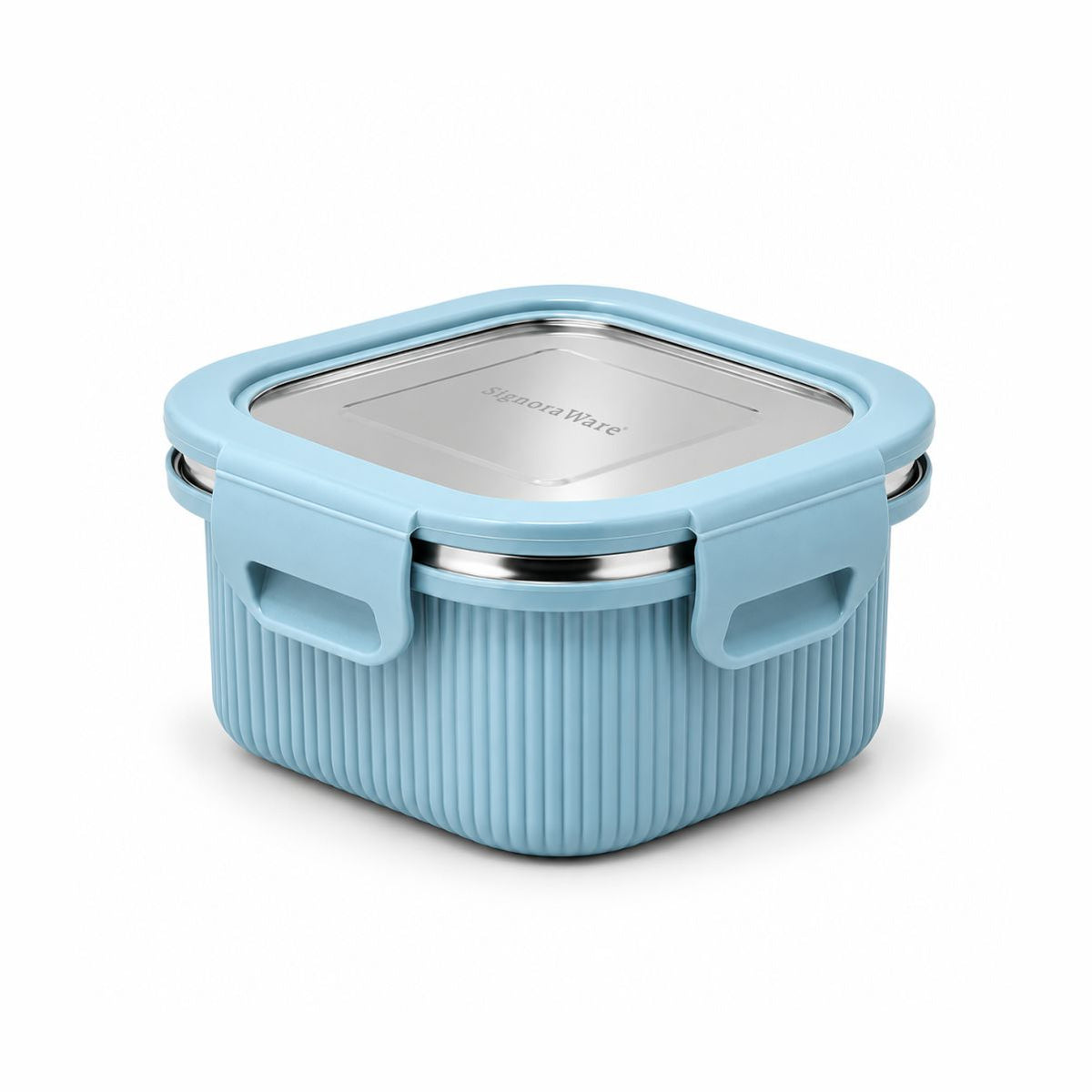 Lock N Store Microsafe Square Steel Container 400 ml